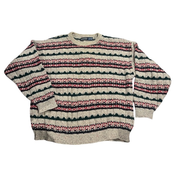 Vintage Lands' End Men's Sweater Wool Blend